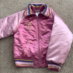 Girls Disney Tinkerbell Satin Jacket size Medium